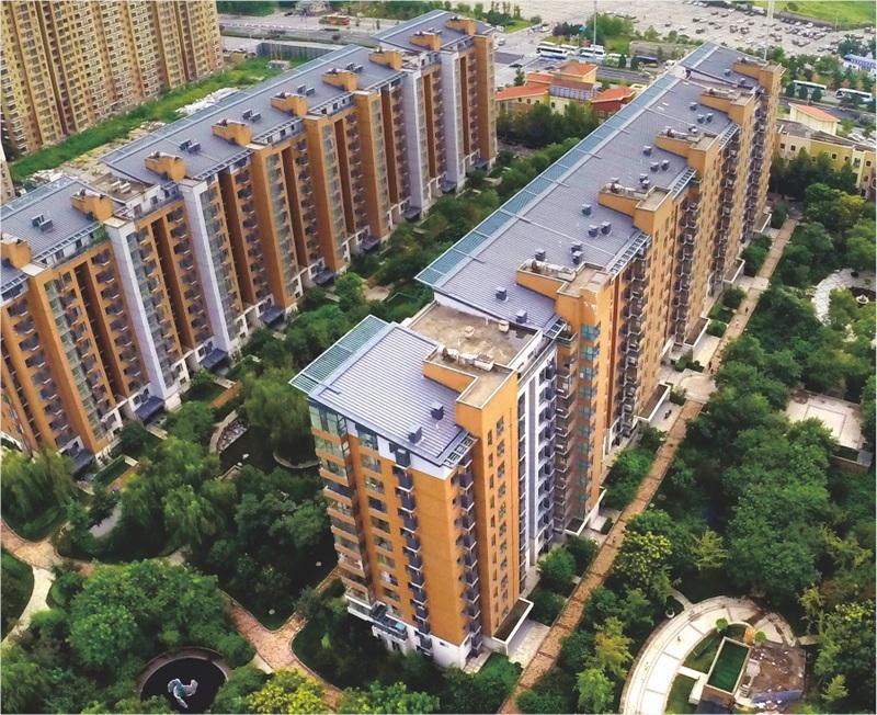 金鳳區(qū)長城中路保障性住房家用燃氣壁掛爐應用案例效果