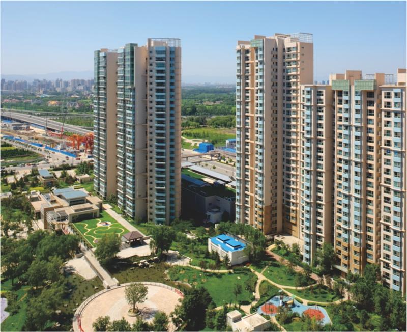 小壩東港華庭家用燃氣壁掛爐應用案例效果